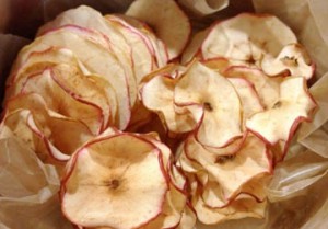 dried apples.