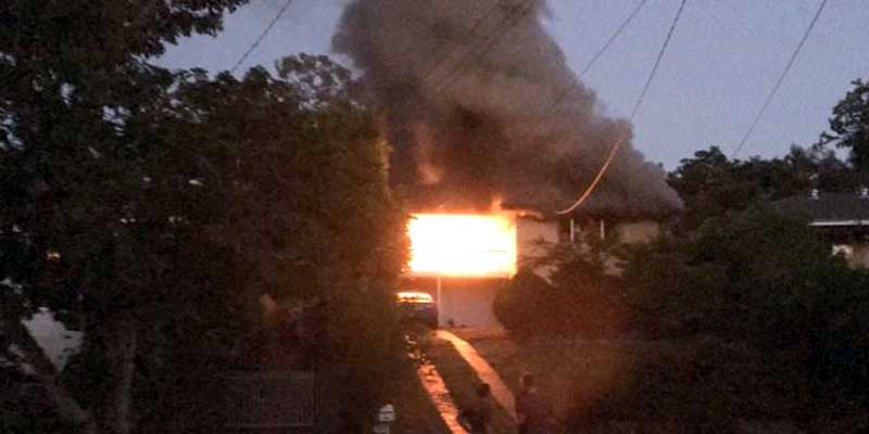 मकान में आग से पांच लोग जिंदा जले